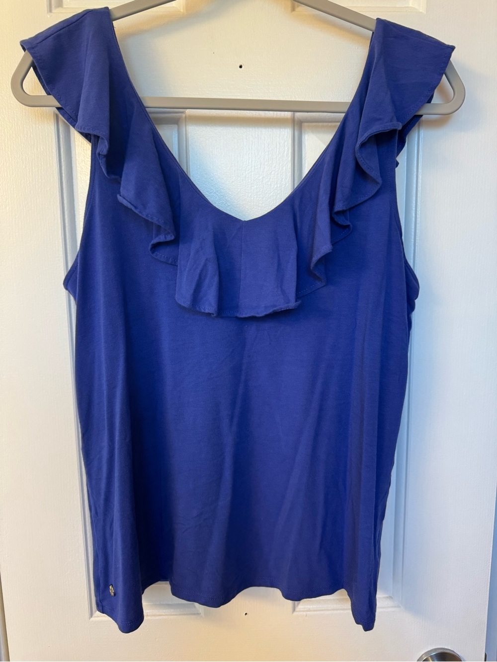 Lilly Pulitzer Ruffle V-Neck Top